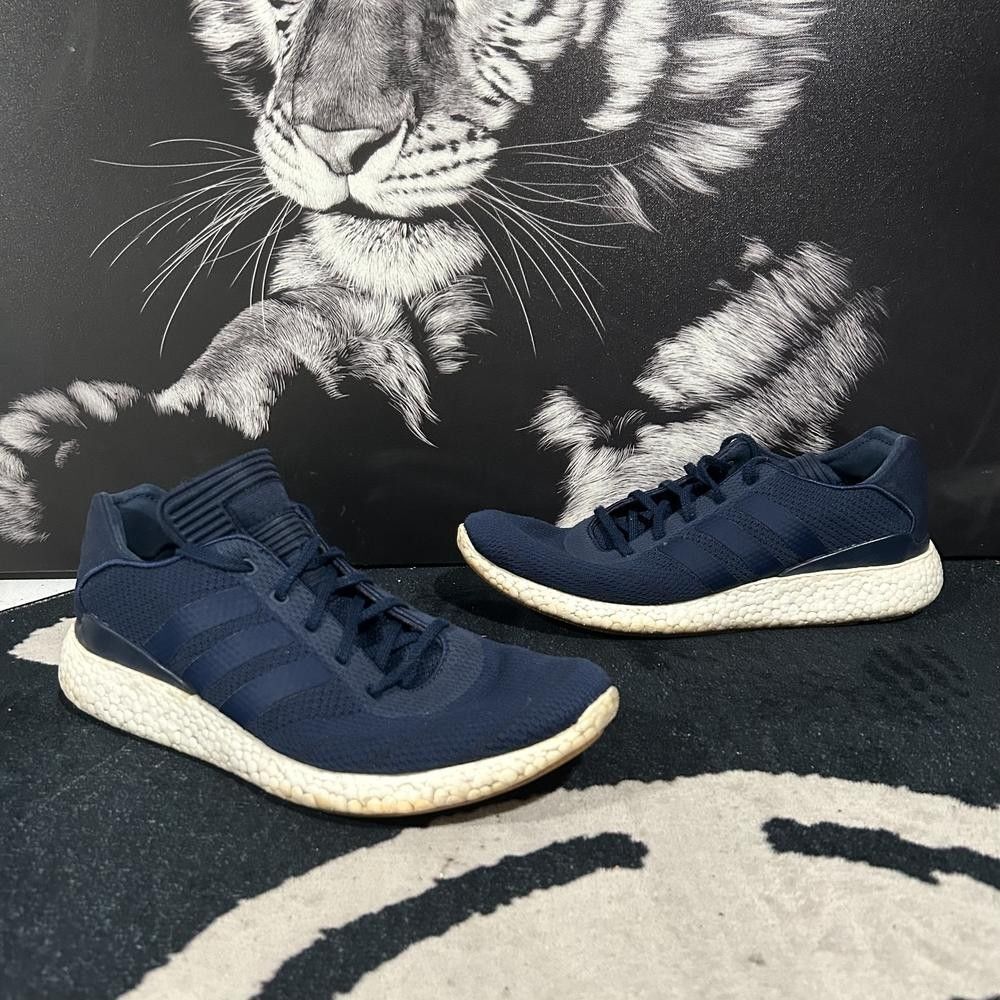 Adidas Busenitz PureBoost Primeknit BY4092 Athletic Sneaker Men's 12 Blue Skate